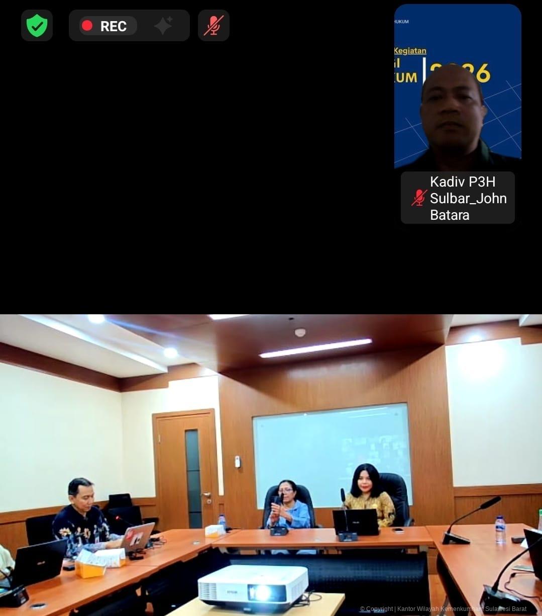 Kemenkum Sulbar Komitmen Beri Pemahaman Hukum Kepada Masyarakat