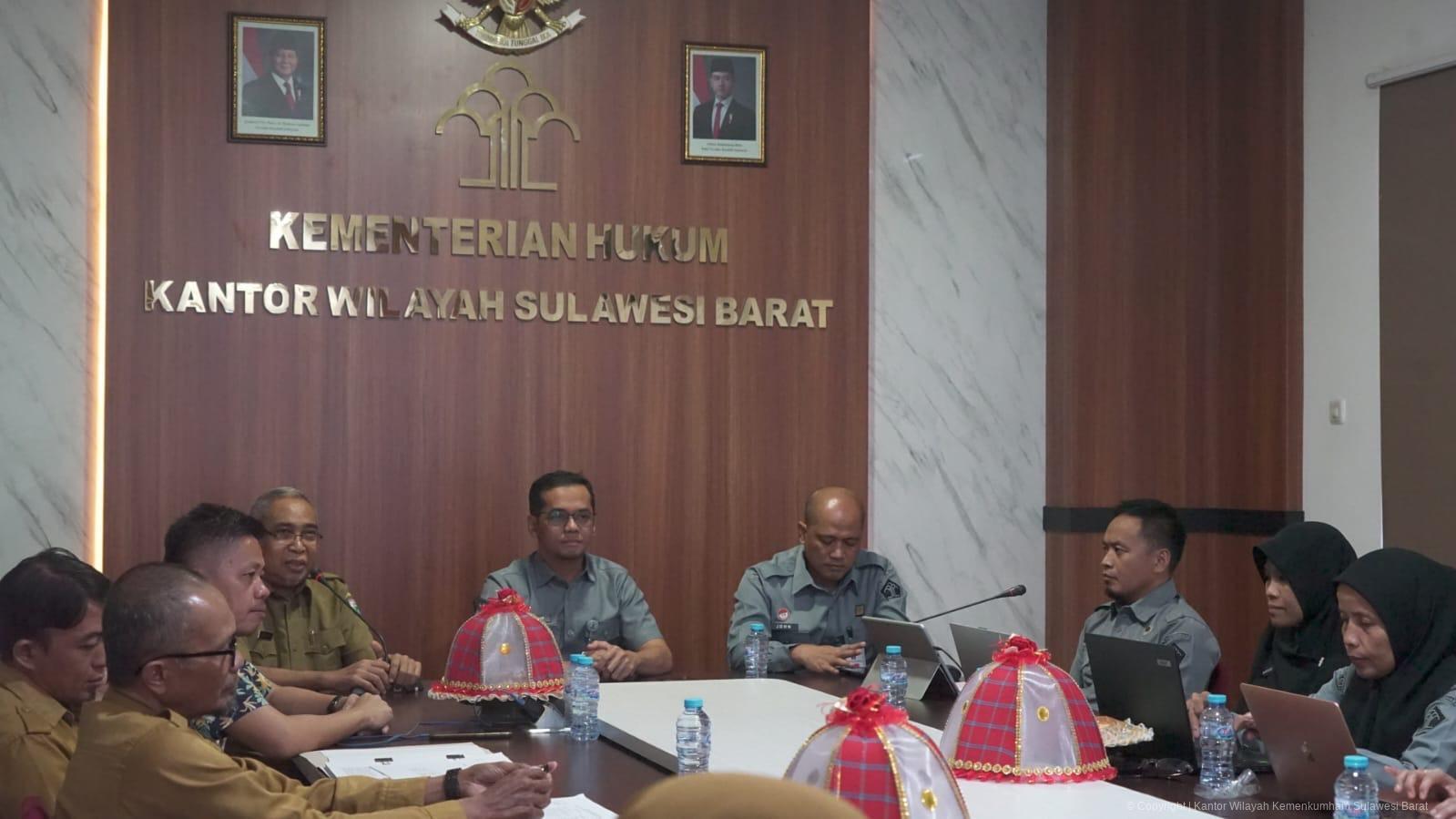 Kanwil Kemenkum Sulbar Harap Ranperbup Majene Selaras Dengan Aturan Lebih Tinggi