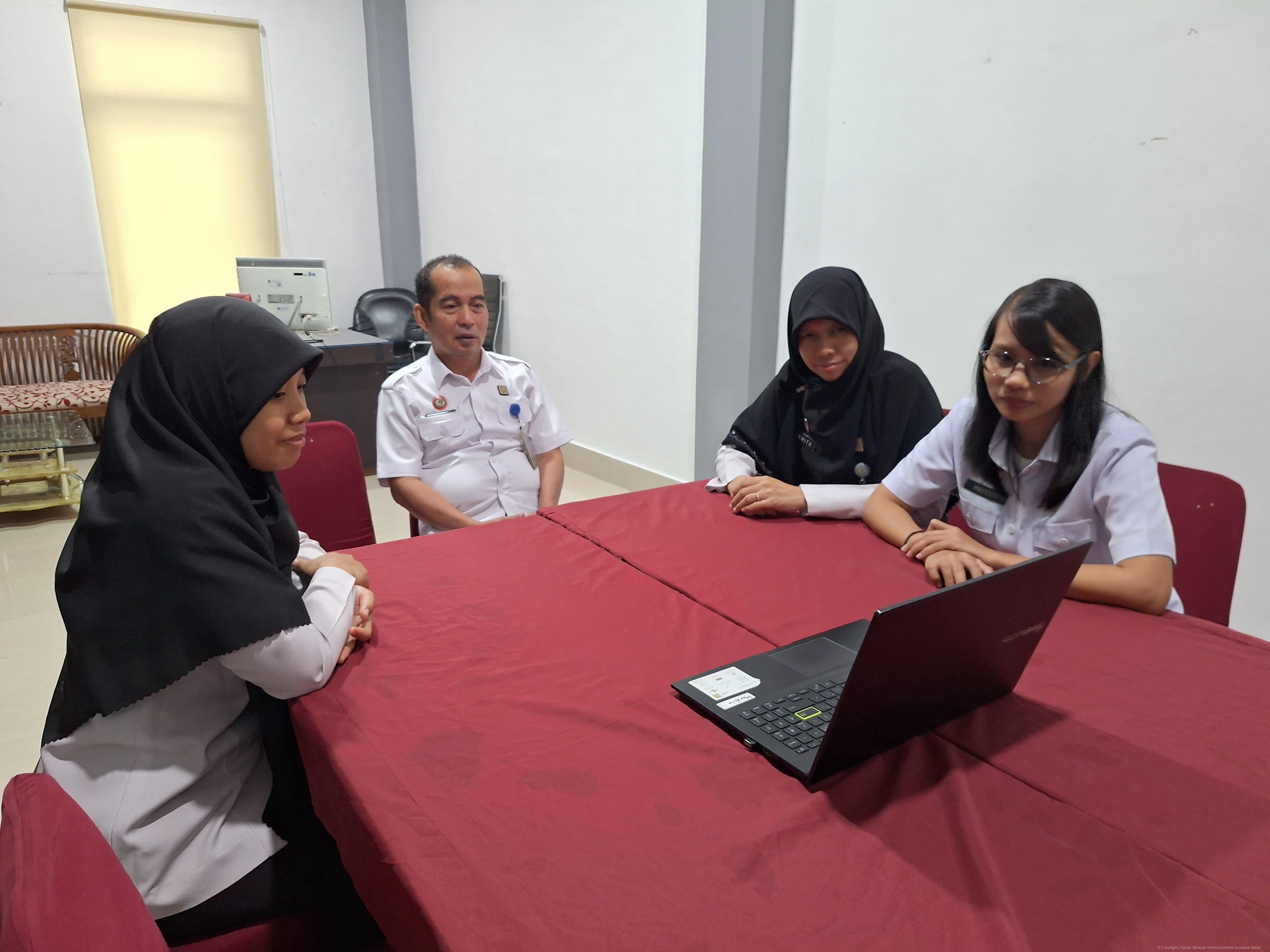 Kanwil Kemenkum Sulbar Dorong Inovasi Mudahkan Pelayanan Masyarakat