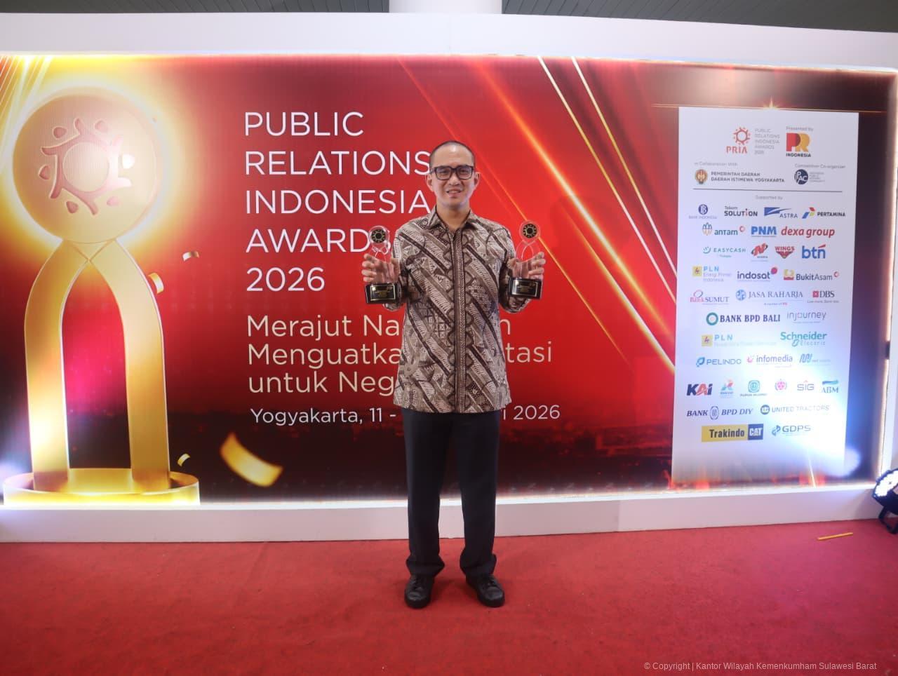 Kementerian Hukum Raih Dua Gold pada PR INDONESIA Awards