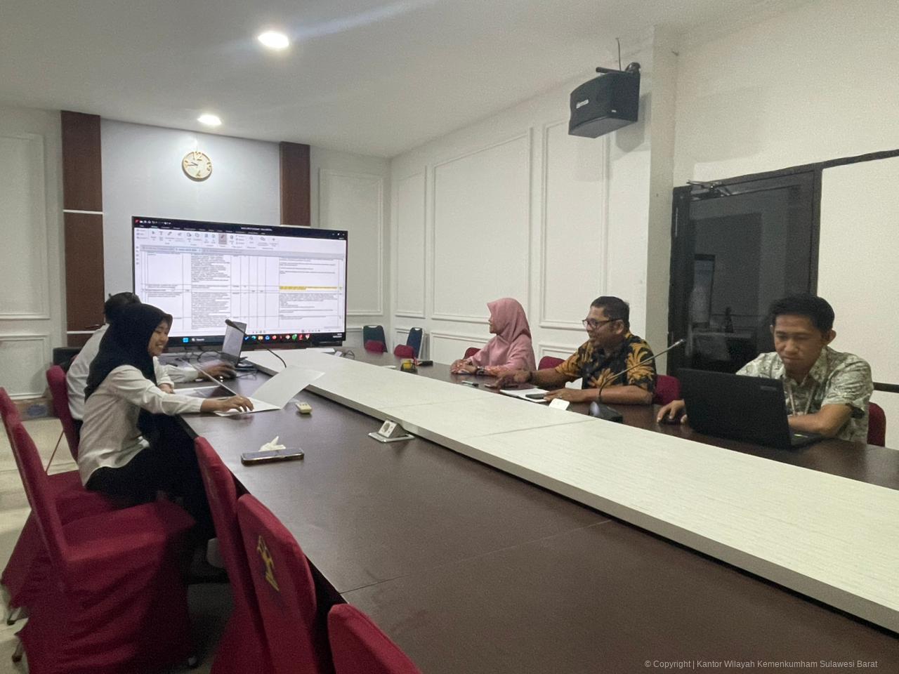 Optimalkan Pelayanan Publik, Kanwil Kemenkumham Sulbar Komitmen Penuhi Predikat WBBM