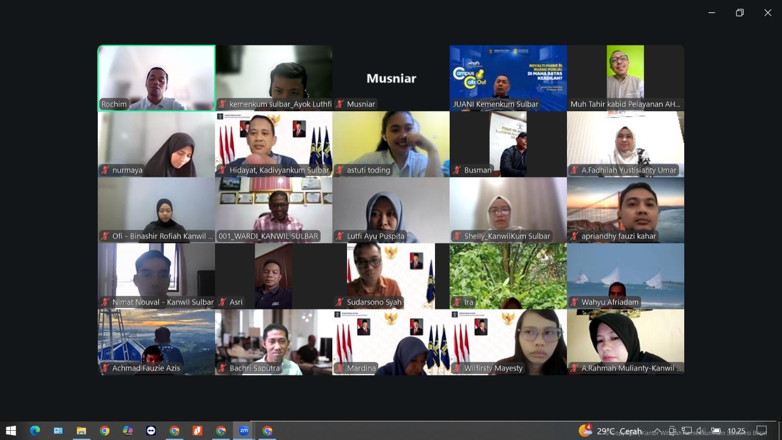 Tingkatkan Kinerja, Kakanwil Kemenkum Sulbar Ajak Jajaran Perkuat Kerjasama Tim