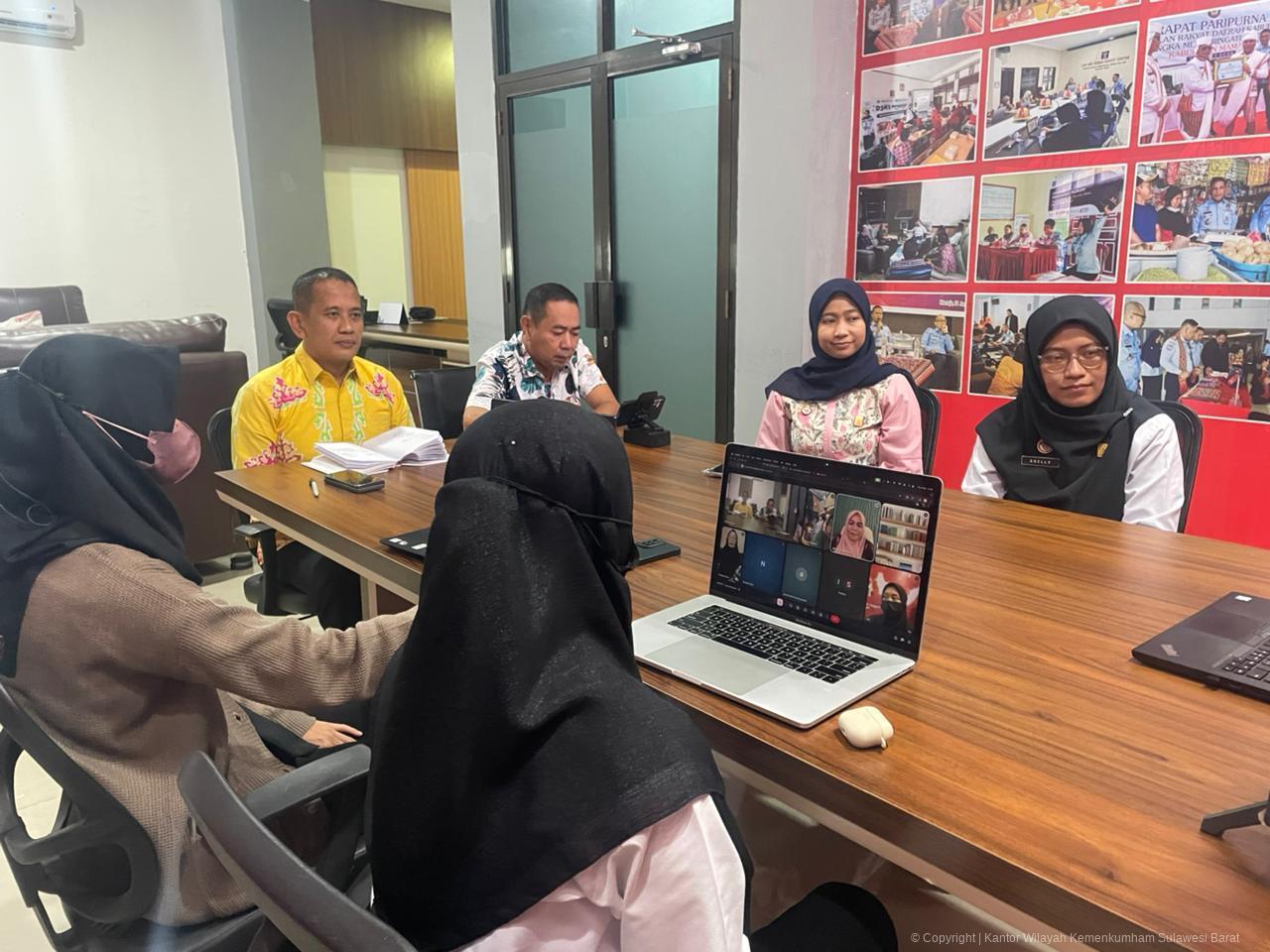 Kanwil Kemenkum Sulbar Edukasi Pentingnya Pendaftaran Merek Pelaku Usaha di Polman