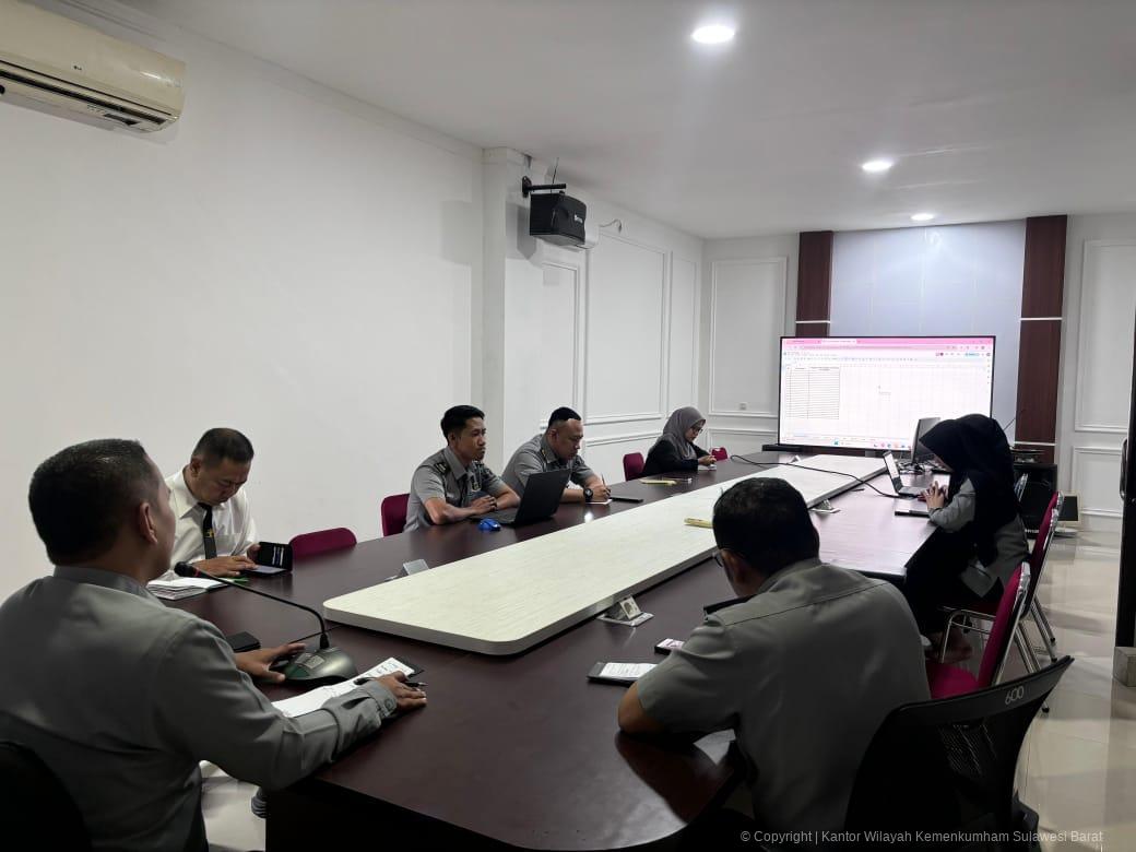 Divisi Yankum Kanwil Kemenkum Sulbar Bahas Rencana Strategis 2025-2029  