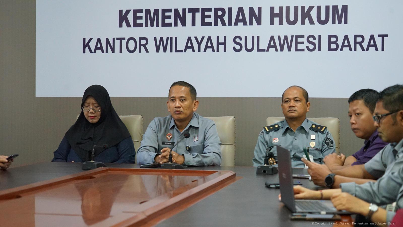 Kanwil Kemenkum  Sulawesi Barat Dukung Optimalisasi Layanan Pendaftaran Jaminan Fidusia  